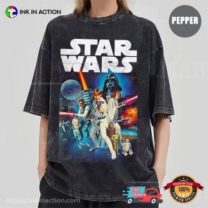 Retro Star Wars Comfort Colors Shirt, star wars day Celebretion 1