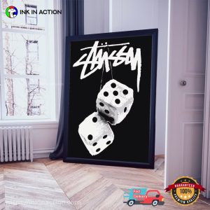 Retro Stussy Black And White Poster No.1