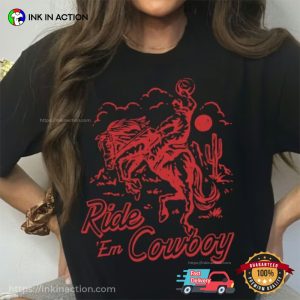 Ride Em Cowboy 90s Style Comfort Colors Shirt 3