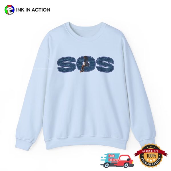 SZA SOS Album Cover Music 2 Sided Shirt