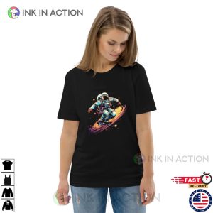 Skateboarding Astronaut Nasa T Shirt 5