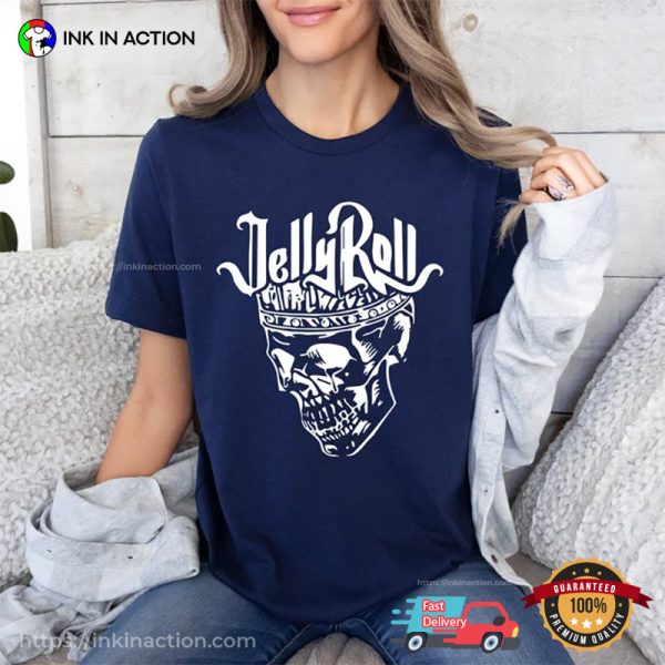 Skull Jelly Roll Rapper American Rock Star Shirt