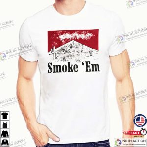 Smoke ‘Em Marlboro Western coors banquet rodeo shirt 3