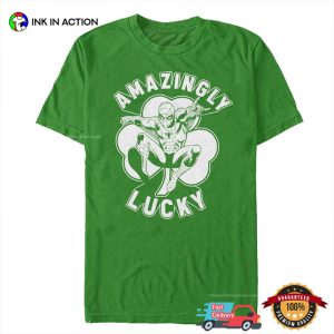 Spider Man Amazingly Lucky Marvel Comics st patrick's day shirt 2