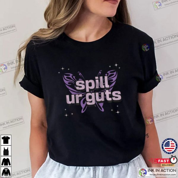 Spills Ur Guts Butterfly Olivia Rodrigo T-shirt