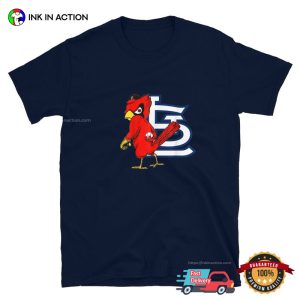 St louis cardinal baseball Fredbird Mascot T Shirt 1