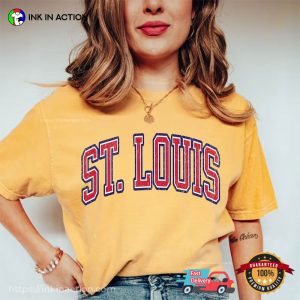 St. Louis Baseball Comfort Colors T Shirt 3