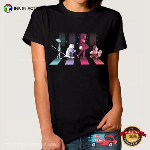 Steven Universe Crystal the abbey road beatles Inspired T Shirt 1