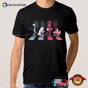 Steven Universe Crystal The Abbey Road Beatles Inspired T-Shirt