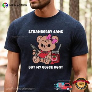 Strawberry Jams But My Glock Don’t Funny Meme Comfort Colors Tee