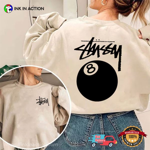 Stussy 8 Lucky Ball 2 Sided T-shirt