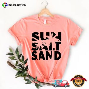 Sun Salt Sand Retro Vacation Comfort Colors T Shirt 2