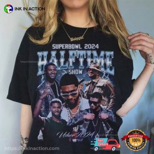 Superbowl 2024 Halftime Show Usher World Tour Vintage T-Shirt