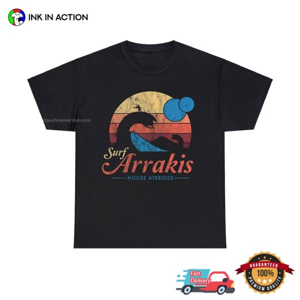 Surf Arrakis House Atreides Vintage Dune Movie 2 T-shirt