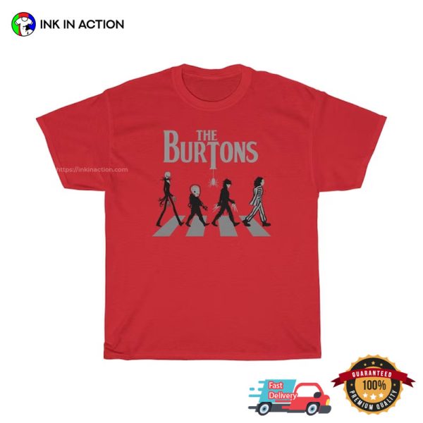 The Burtons Vintage Scary Monster Abbey Road Crossing Inspired Shirt