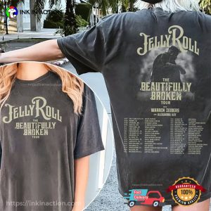The Beautifully Broken Tour 2024 jelly roll concert dates 2 Sided T shirt 2