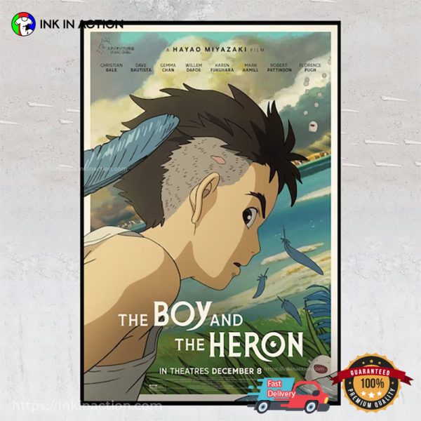 The Boy And The Heron Ghibli Studio Fim Poster No.1