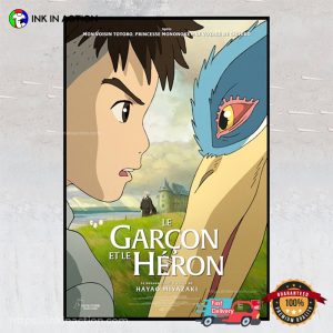 The Boy And The Heron Ghibli Studio Fim Poster No.2