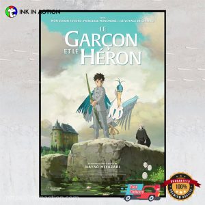 The Boy And The Heron Ghibli Studio Fim Poster No.5