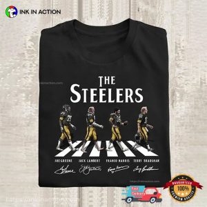 The Pittsburgh Steelers Abby Road Crossing Signature Inspired T Shirt 2