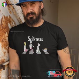 The Scientists beatles walking across street Inspired T Shirt 2