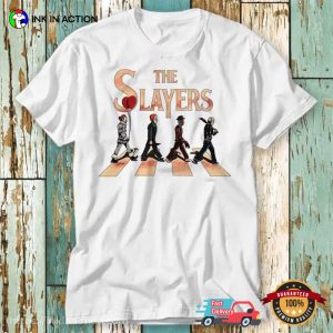 The Slayers Horror Movie Characters abbey road crossing Inspired T Shirt 3