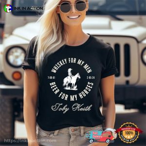 Toby Keith Country Music Legend Memorial T-shirt