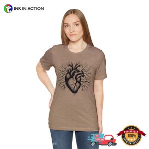 Vibrant Heart Shape Tree Of Life Comfort Colors T-Shirt