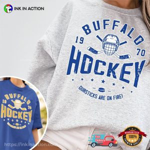 Vintage Buffalo NHL Team Ice Hockey T-Shirt, Buffalo Sabres Apparel