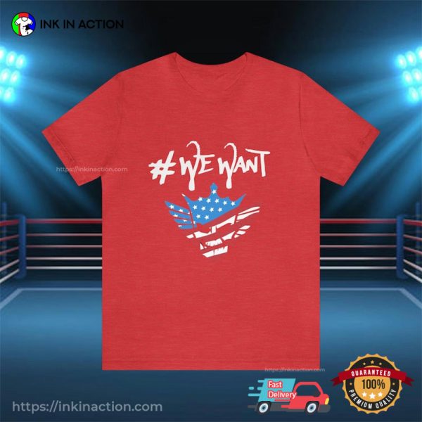 We Want Cody Rhodes WWE Wrestler T-Shirt