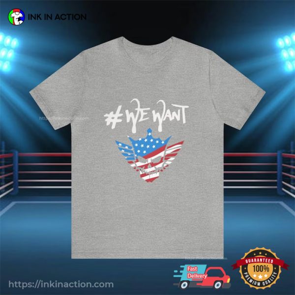 We Want Cody Rhodes WWE Wrestler T-Shirt