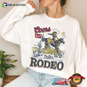 Wild West Cowboy Vintage coors banquet rodeo shirt 2