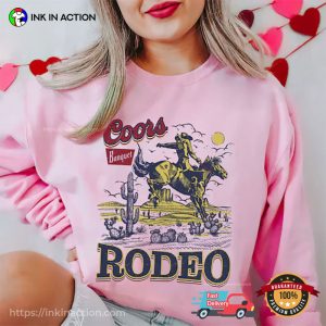 Wild West Cowboy Vintage coors banquet rodeo shirt 3