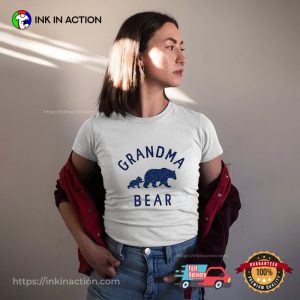 Womens Grandma Bear funny grandma shirts 2