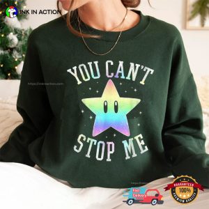 You Can’t Stop Me Star Water Mario Games T-shirt