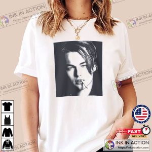 Young Leonardo DiCaprio Retro Graphic T-Shirt, Leonardo Dicaprio Merch