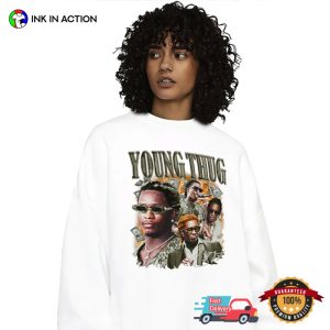 Young Thug Rich Kid Jordan 5 Retro Olive Collection Graphic T-shirt