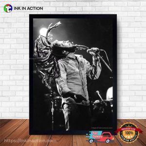 Bob Marley Retro Music Poster