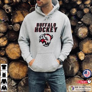 Buffalo Hockey Buffalo Goat Vintage Ice Hockey Shirt