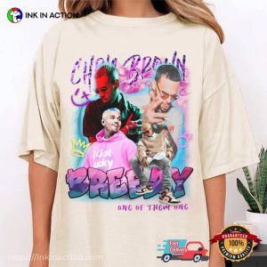 Chris Brown Merch Homage 90s Graphic Tee