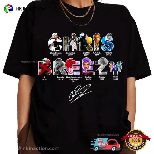 Chris Brown Tour Dates 1111 Tour 2024 Shirt