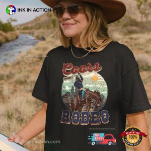 coors rodeo Western Cowboy Vintage Style Shirt 2