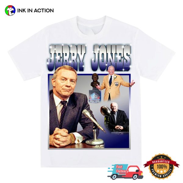 Dallas Cowboys Jerry Jones 90s Football T-shirt