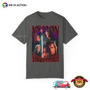 disney star wars Anakin Skywalker Collage Vintage 90s T Shirt 2