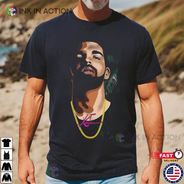 Drake Young Fanart Portrait T-shirt