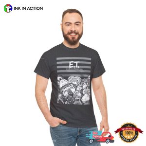 et the extra terrestrial Animation 80s Movie T Shirt 3
