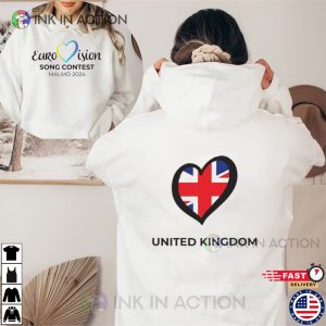 Eurovision Song Contest 2024 United Kingdom 2 Sided T-Shirt