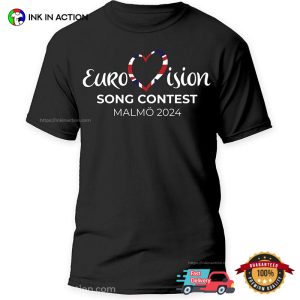 eurovision song contest MALMO 2024 UK Shirt 2