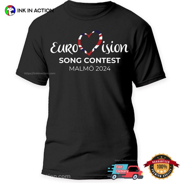 Eurovision Song Contest MALMO 2024 UK Shirt