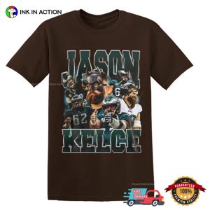 fat batman eagles Kelce Jason Vintage 90s T Shirt 1